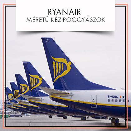 Ryanair méretű kézipoggyászok: A Ryanair fedélzetére ingyenesen felvihető egy db kézipoggyász 55*40*20cm méretben, valamint egy db kis kézitáska, maximum 35*20*...