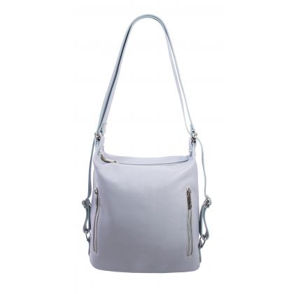 Bags and more Palmira Világos kék Női Bőr Válltáska és Hátizsák