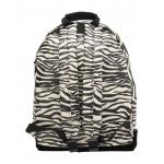 Mi-Pac Canvas Zebra Black/White Fekete-Fehér Női Hátizsák