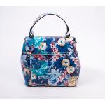 Bags and more Arabella Kék-virágos Női Bőr Kézitáska