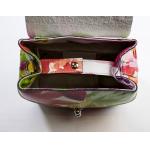 Bags and more Arabella Pink-virágos Női Bőr Kézitáska