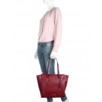 Calvin Klein Frame Large Shopper Bordó Női Válltáska