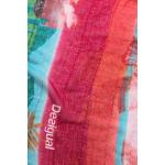 Desigual Foulard Polynesia Piros Női Kendő-Sál