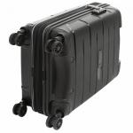 Roncato Flight DLX Bővíthető Fekete Kabinbőrönd