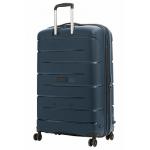 Roncato Flight DLX Bővíthető Kék Nagy bőrönd