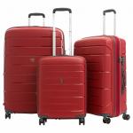 Roncato Flight DLX Bővíthető Piros Kabinbőrönd