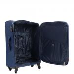Roncato Jazz 4 Kerékű Bővíthető Kék Közepes Bőrönd