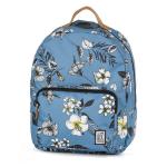 The Pack Society Classic Backpack Blue flower Világos kék Hátizsák
