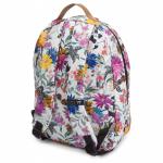 The Pack Society Classic Backpack Multicolor Flower Allover Fehér Unisex Hátizsák