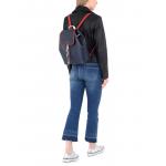 Tommy Hilfiger Stitch Leather Backpack Kék Női Hátizsák